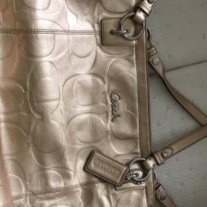 Coach Gold Satchel